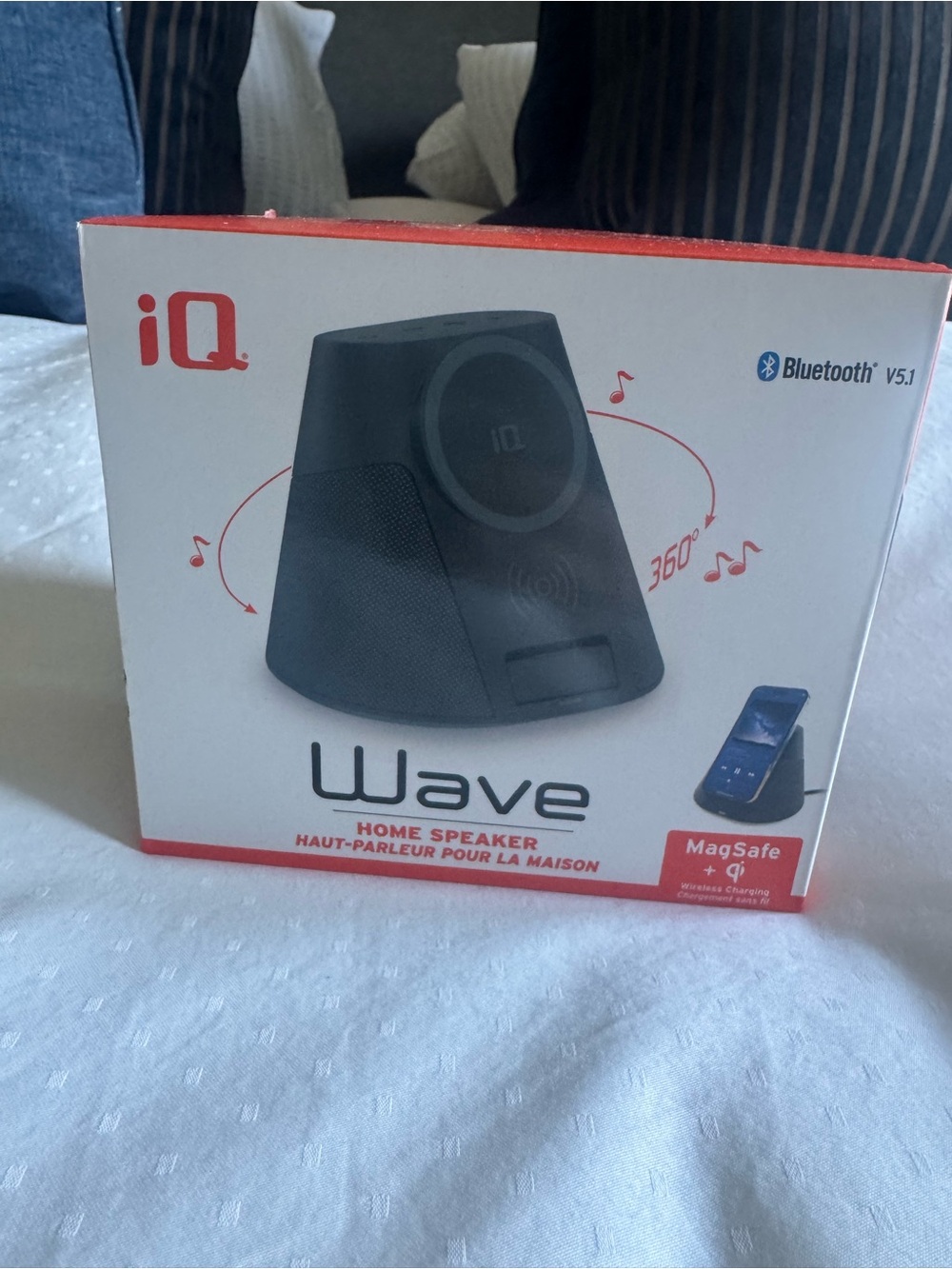 Wave Portable Bluetooth Home Speaker - Black